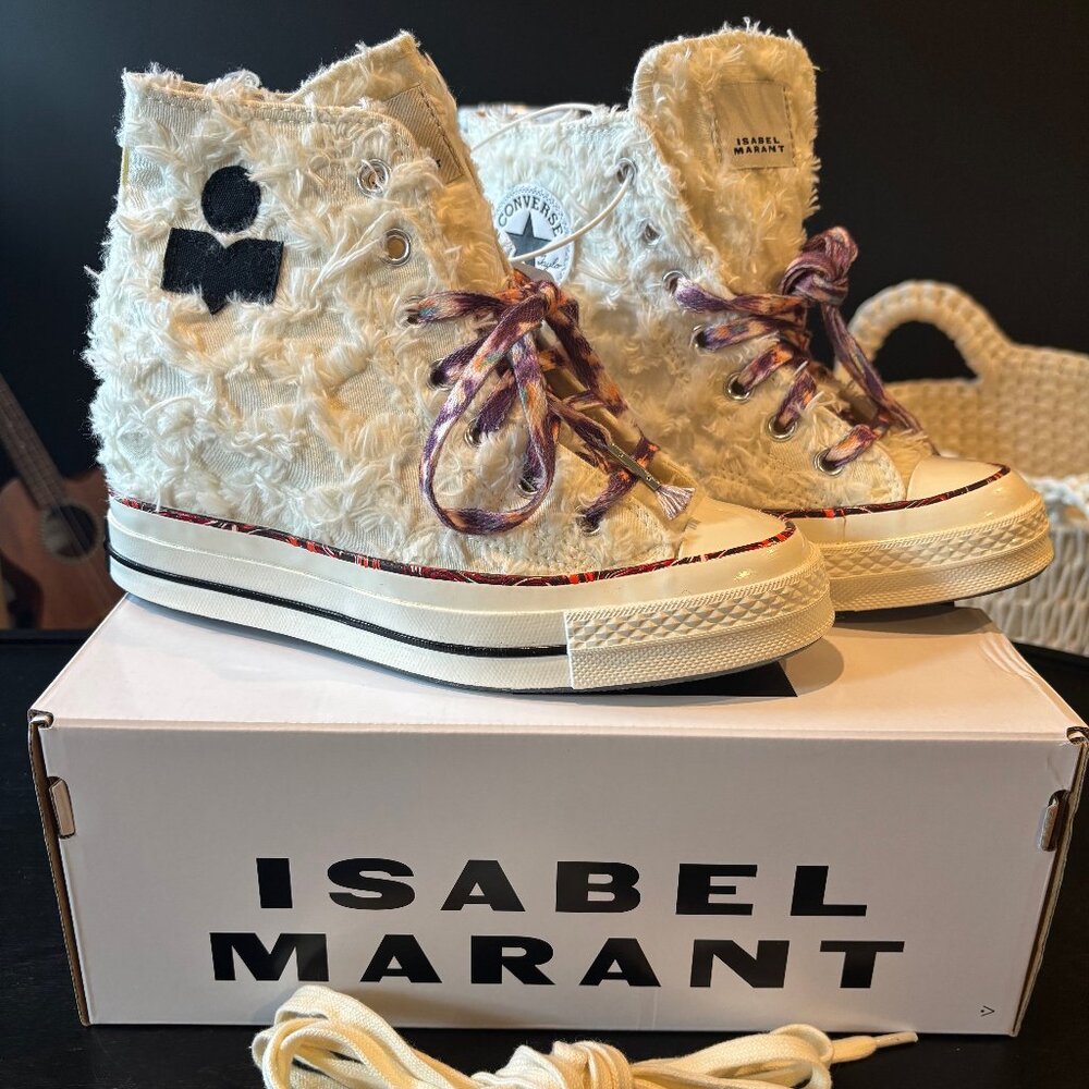 Converse x Isabel Marant Chuck 70 Limited Edition High Top Wedge Sneakers NIB